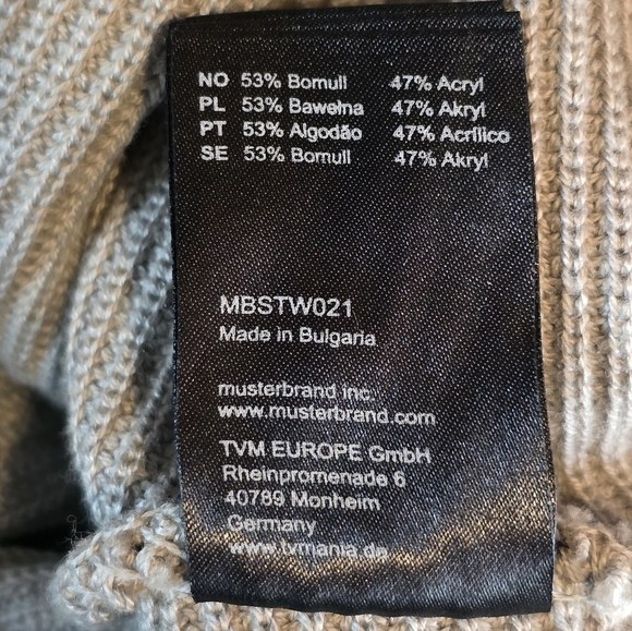 SOLD Star Wars Musterbrand Rebel Alliance Wrap Sweater Unisex Size XL Gray Knit - Picture 15 of 15